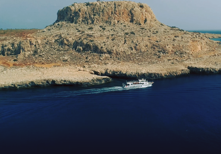 Aphrodite II returning to Ayia Napa harbour